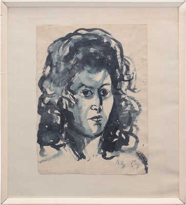 Зверев Анатолий Тимофеевич. Женский портрет